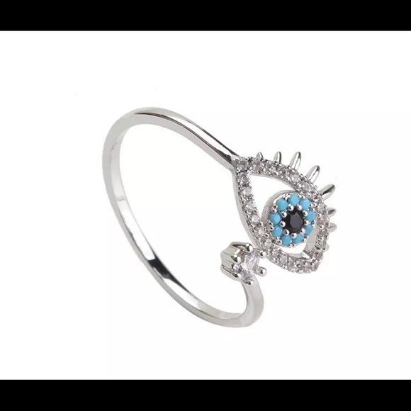 Active Evil Eye Protection Ring Nazar Lucky Eye
Amulet - Picture 5 of 5